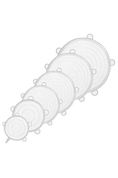 Teesa Set de capace alimentare din silicon, 6 mărimi, flexibile, reutilizabil...