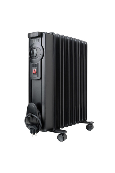 Black&Decker Radiator cu ulei Black+Decker, 1500 W, cu termostat și protecție...