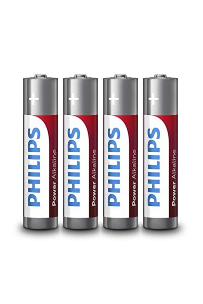 Philips Baterii alcaline AAA Power, pachet de 4, 1.5V, cu energie ridicată