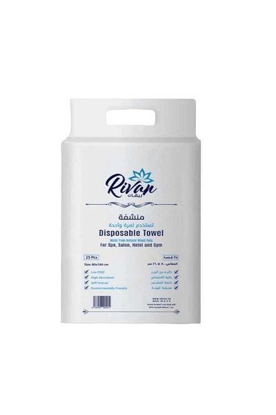 Rivan Disposable towels, size 50*100 cm (50 pieces)