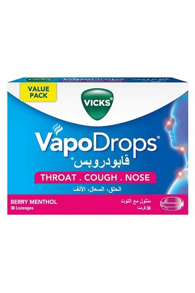 Vicks VAPODROPS BERRY MEN THOL LOZENGES 36S