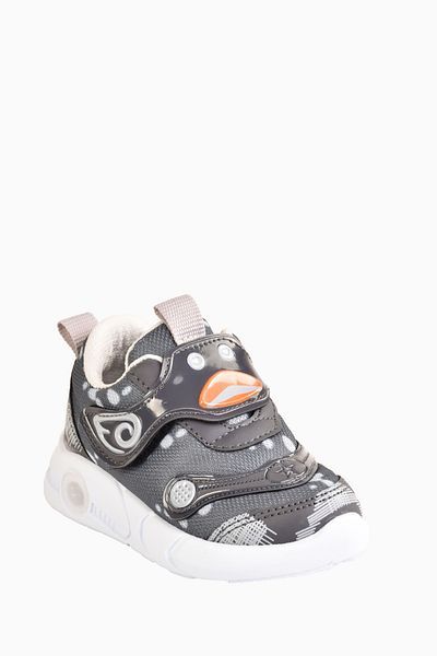 minibonito Lighted Smiling Face Figure Children's Shoes Flexible Sole Breathable Children's Sports Shoes