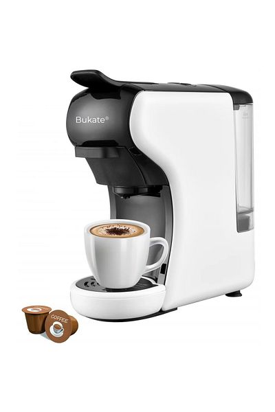 Bukate Espressor Multifunctional 5 in 1 Bukate® - Aparat de Cafea pentru Capsule Nespresso, Dolce Gusto