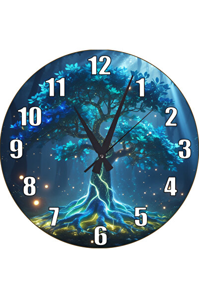 Fantastic Nature Themed Wall Clock – Decorative & Artistic Design