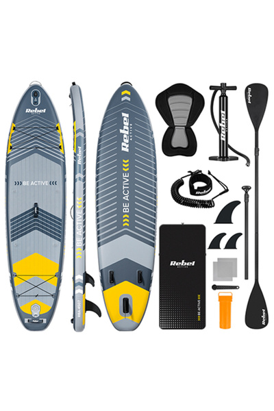 Rebel Placă SUP gonflabilă cu scaun de caiac, 335x84x15 cm Set complet