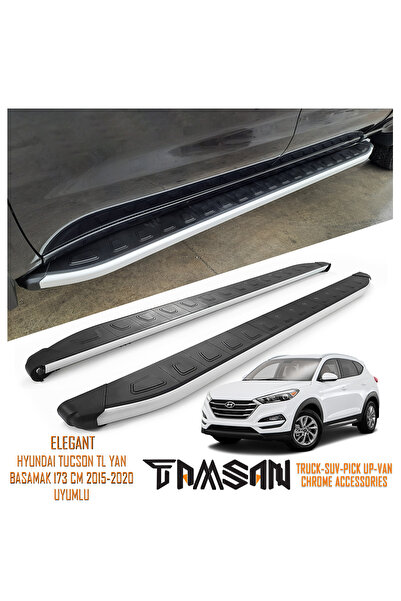 TAMSAN HYUNDAI TUCSON TL ELEGANT MODEL YAN BASAMAK GRİ 173 CM 2015-2020 UYUMLU