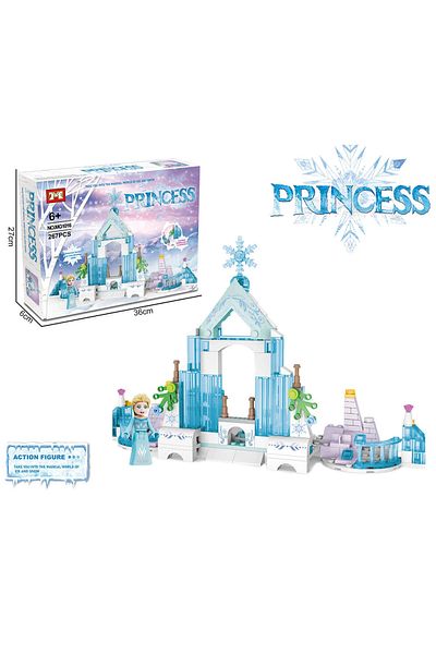Frozen Elsa Frozen building set with Elsa figure, 267 pieces, 6+