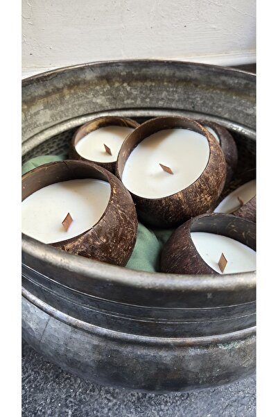 Gaia's Store Hindistan cevizi kase coconut wax mum