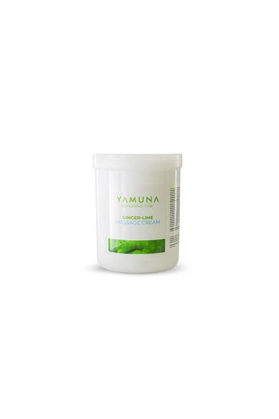 Yamuna Crema de masaj cu ghimbir si lime, Yamuna, hidratanta, anticelulitica, 1 L