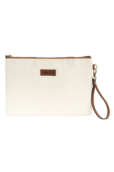 BAHELS Kadın Kanvas Clutch Portföy Çanta