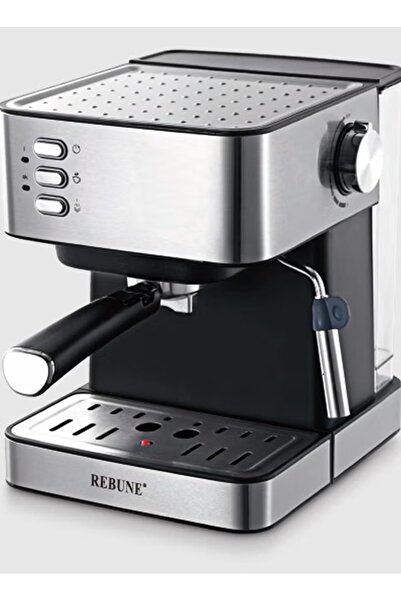 rebune ماكينة قهوة مع عصا تبخير الحليب بقوة 850 واط