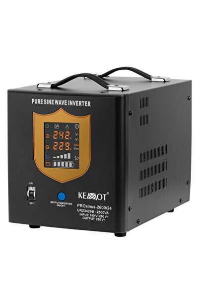 Kemot PowerPro Elite 2600VA/1800W UPS cu undă sinusoidală pură, Negru