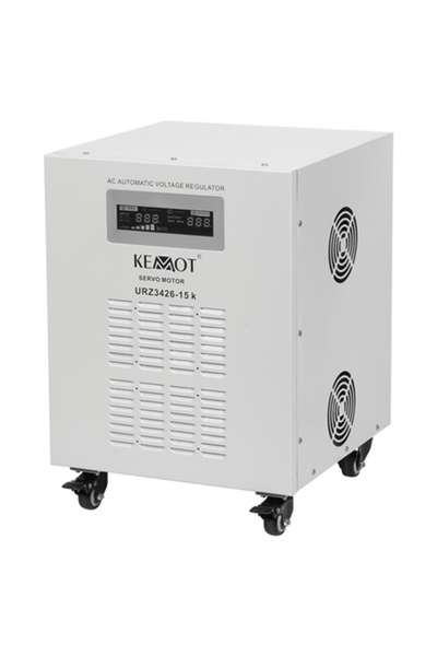 Kemot Stabilizator de tensiune servo 15KVA, Două prize, 230V, Fără cablu de a...