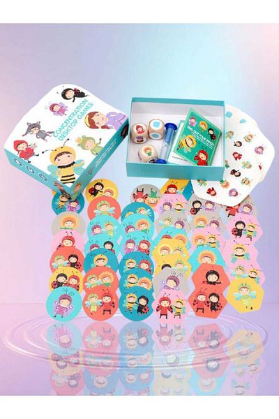 OEM Montessori concentration and memory game, Wooden Bees, 3+