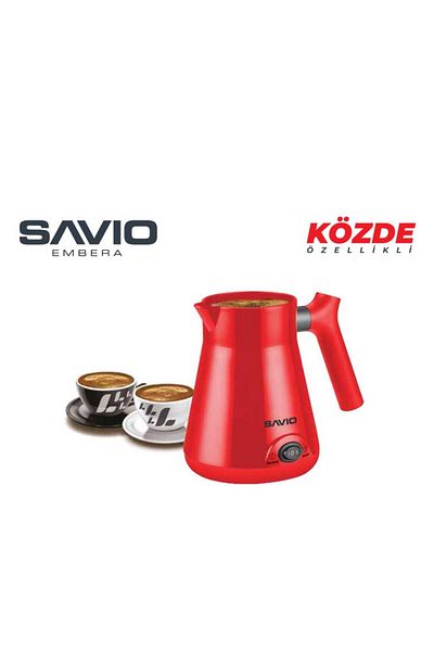 Savio Embera Electric Coffee Pot with Embera Embera Coffee Feature-Plastic Turkish Coffee Machine