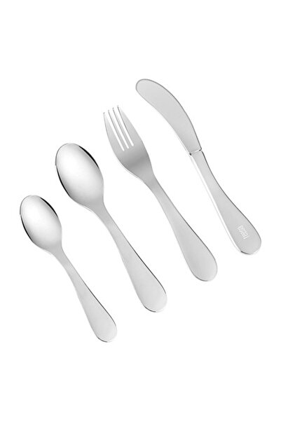 Teesa Set tacâmuri pentru copii din oțel inoxidabil, 4 piese, compatibil cu m...