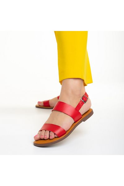 Kalapod Lauressa women's red eco-leather sandals