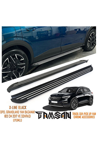 TAMSAN OPEL GRANDLAND X-LINE MODEL YAN BASAMAK SIYAH 183 CM 2017 VE SONRASI U...