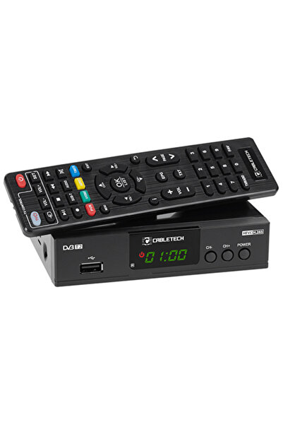 Cabletech Receptor TV Digital DVB-T2 HEVC cu PVR și Afișaj LED