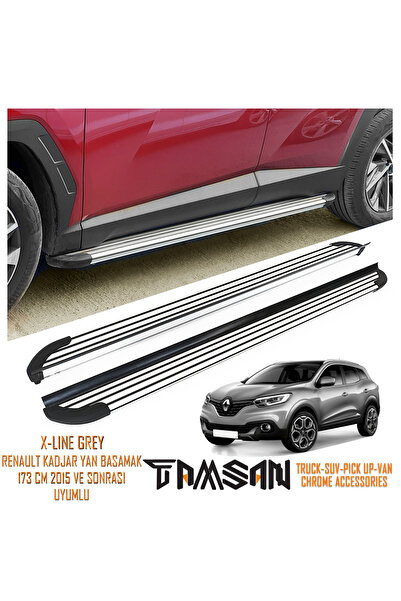 TAMSAN RENAULT KADJAR X-LINE MODEL YAN BASAMAK GRI 173 CM 2015 VE SONRASI UYUMLU