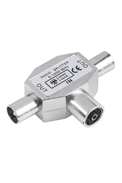 Lechpol Splitter coaxial TV metalic, 2 căi, 5-1000 MHz