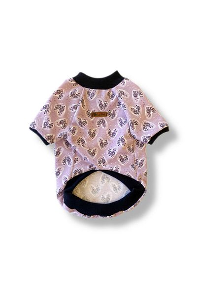 Luli Pet Heart Patterned Dog Sweatshirt