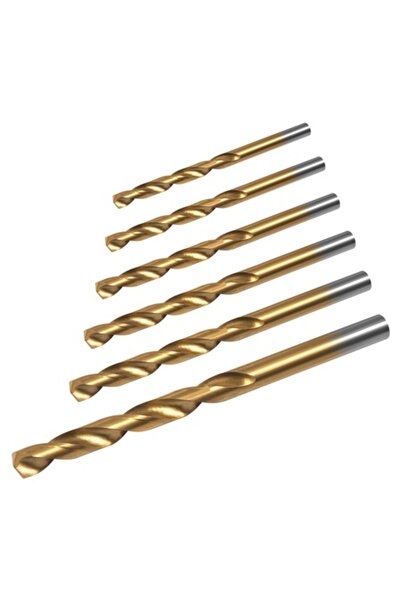Rebel SET OF 6 HSS METAL DRILL BITS 2-8MM
