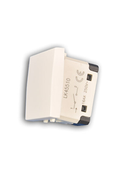 Lechpol Întrerupător modular de scară Seria LK 45, 16A/250V, Alb