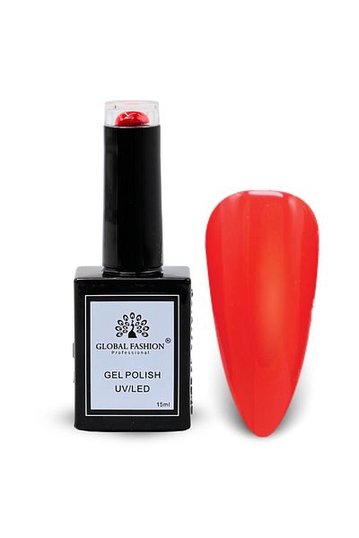 global fashion Gel Polish UV/LED – 6 Red Rendezvous Shades, 15 ml High-Gloss Soak-Off Pro Kit