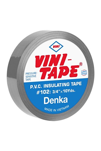 Lechpol Bandă izolatoare electrică gri 0.15mm x 19mm x 10 yarzi