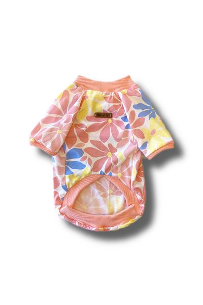 Luli Pet Floral Patterned Dog Shirt