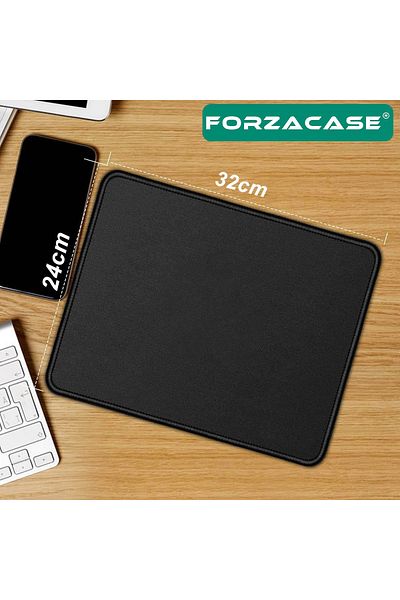 Forzacase قاعدة ماوس غير لامعة بقاعدة سيليكون مضادة للانزلاق باللون الأصفر - الأزرق الداكن مقاس 32 × 24 سم - FC1068