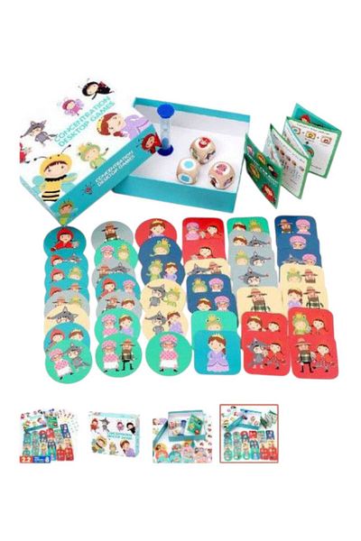 OEM Montessori concentration and memory game, Wooden Bees, 3+