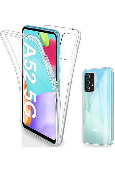 OEM Carcasă Samsung Galaxy A52 4G/5G/A52S 5G, Carcasă Samsung A52 5G, Carcasă Transparentă din Silicon TPU, Completă