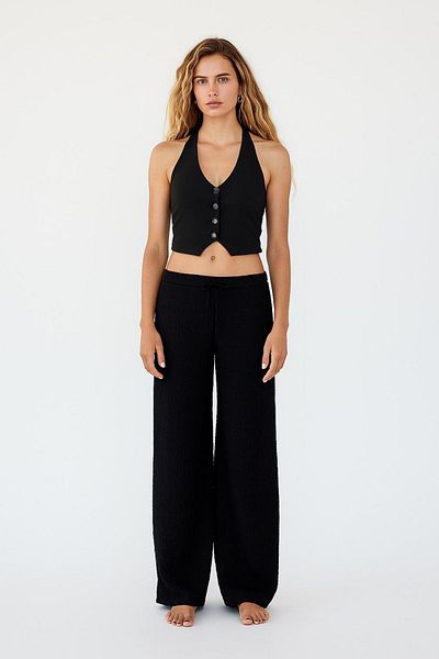 HAKKE Backless Buttoned Vest
