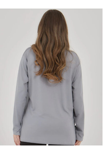 Stilmony Women's Plus Size Lycra V-Neck Combed Cotton Blouse