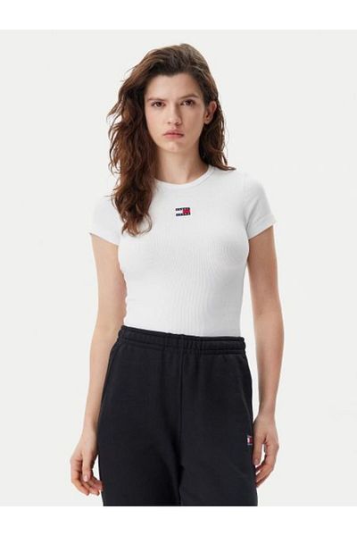 Tommy Hilfiger TJW SLIM BADGE RIB TEE