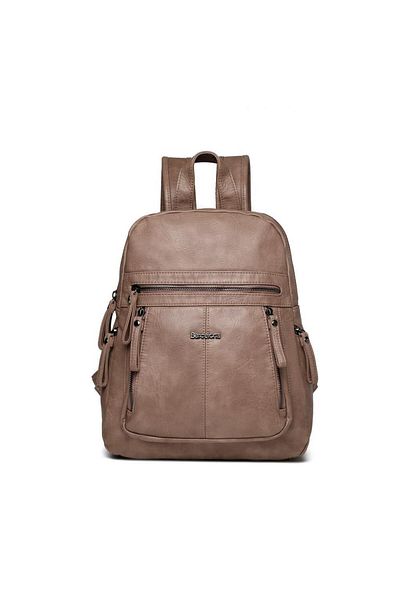 BARCELONA 21K Washed Leather Medium Size Women's Backpack 21-K Barcelona 1846-7