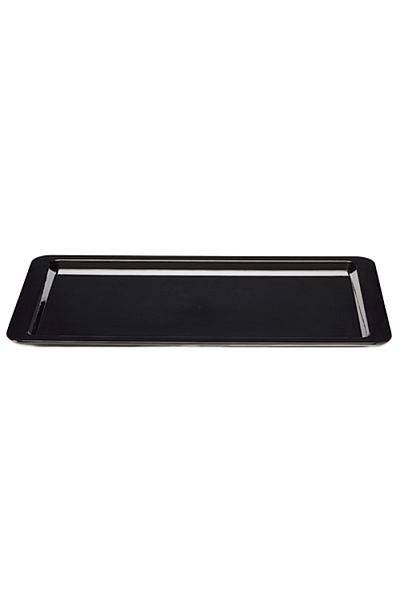 Raki Rectangular serving tray RAKI melamine 32.5x53x2 cm black