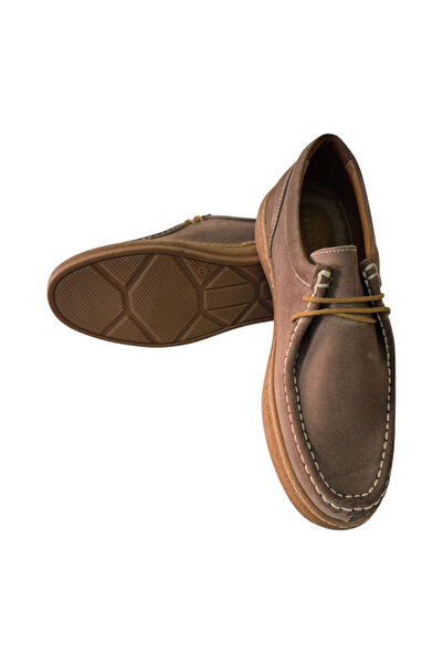 MelAlp Erkek Hakiki Deri Leofer Ayakkbı