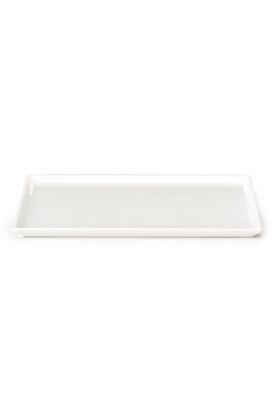 Raki Rectangular RAKI melamine platter 35x25cm white