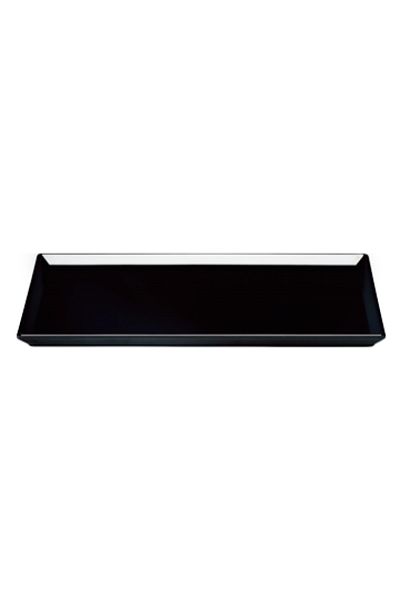 Raki Raki melamine rectangular platter 35x25cm black