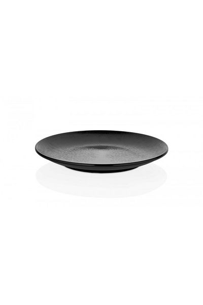 Raki Round melamine platter RAKI 45x1cm black