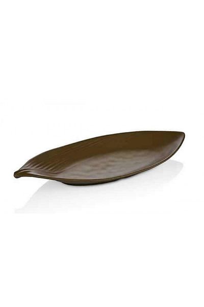 Raki Leaf serving platter RAKI 15 5x36 5x4 6cm green