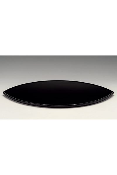 Raki RAKI oval melamine platter 35x54x1cm black