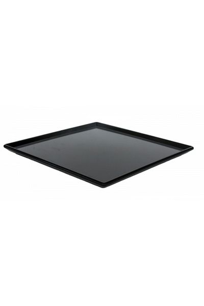 Raki RAKI melamine buffet platter/tray 19x19 cm black