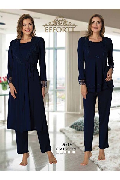 Effort Pijama Maternity Maternity Pajama Set Set with Dress Elegant Maternity Set Effortt