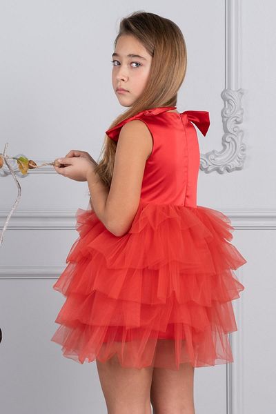 Modaviki Girl Tutu Evening Dress Red Kvc993