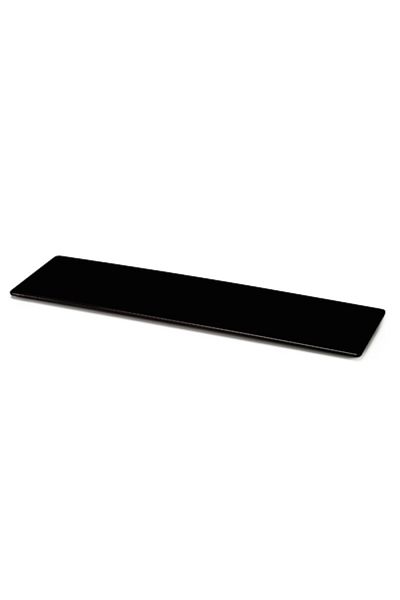 Raki Raki melamine rectangular platter 19x64.5x1cm black