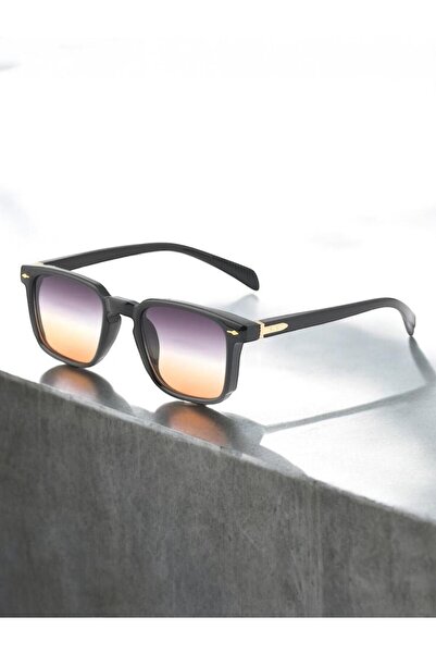 Merand Unisex Black Square Frame Sunglasses – Uv400 Protection